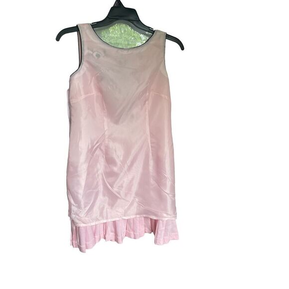 Jessica Howard Linen Blend Floral Pink/ Black Petite Size 10 Sleeveless Dress - Picture 3 of 10